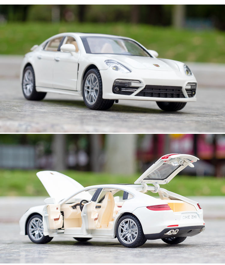 保时捷帕拉梅拉汽车模型仿真合金车模儿童玩具车男孩收藏摆件礼物124