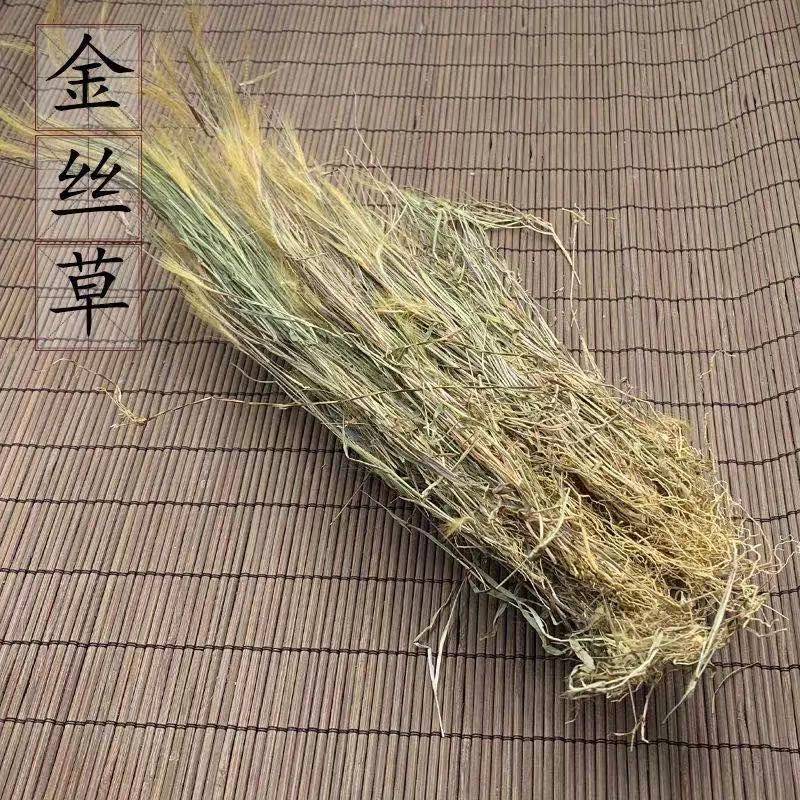 北京同仁堂农家自晒野生猫毛草金丝草搭壁竹笔修草黄毛草多规格官方