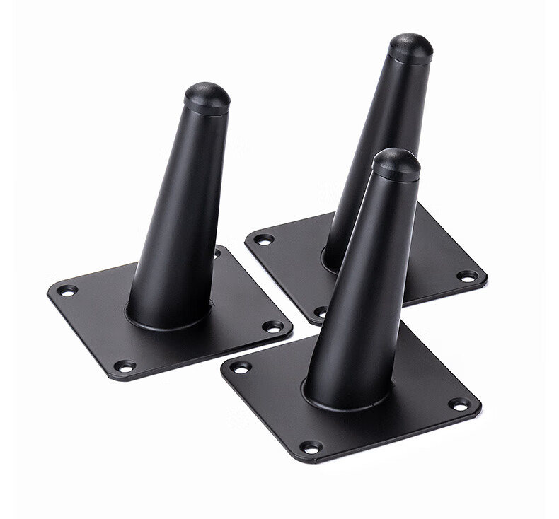 不锈钢沙发脚金色柜脚支撑腿家具地柜腿电视柜支撑茶几金属腿黑色斜锥