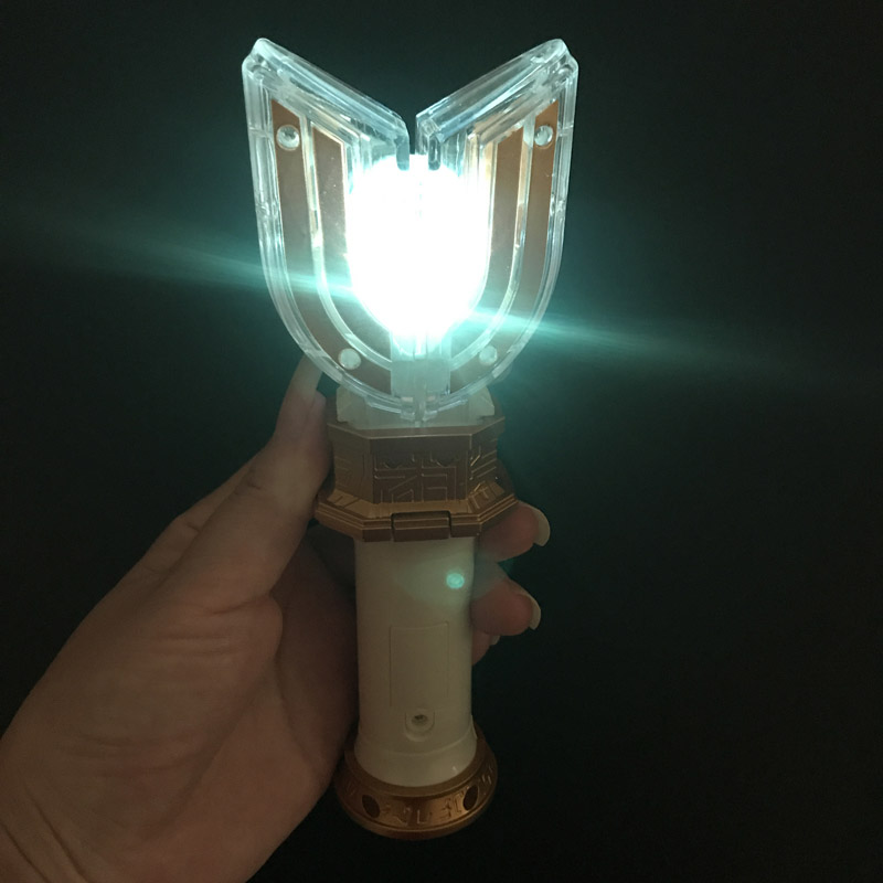 声光棒迪加变身器召唤器发光戴拿闪光剑模型男新款神光棒无声音底座