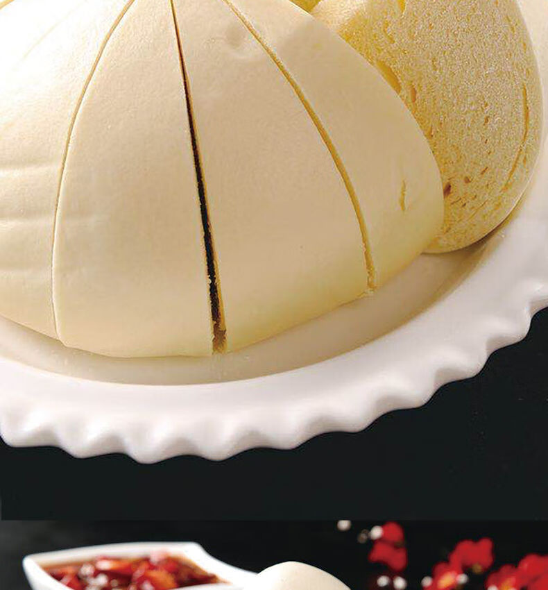 晨臻 山东手工杠子馒头老面大饽饽早餐包子方便面食原味馍馍 老面发酵