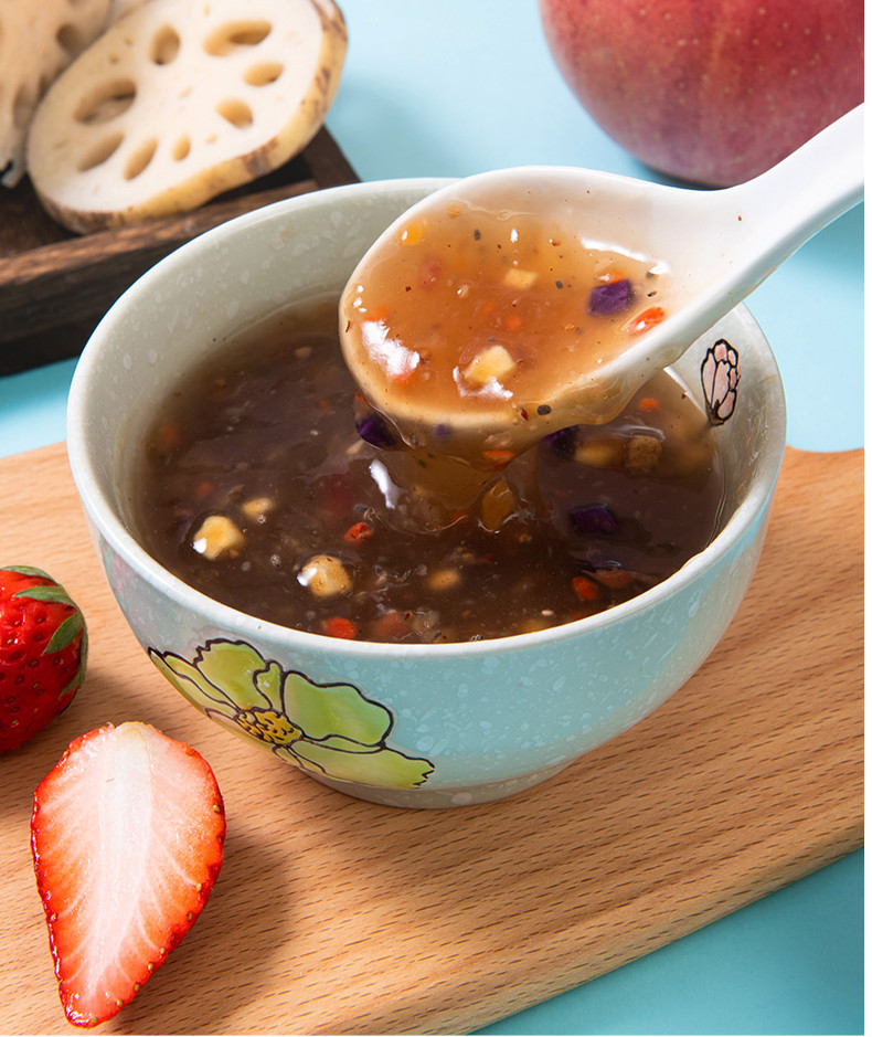 秦老太藕粉秦老太奇亚籽藕粉羹300g袋多规格早餐食品速食益生元坚果