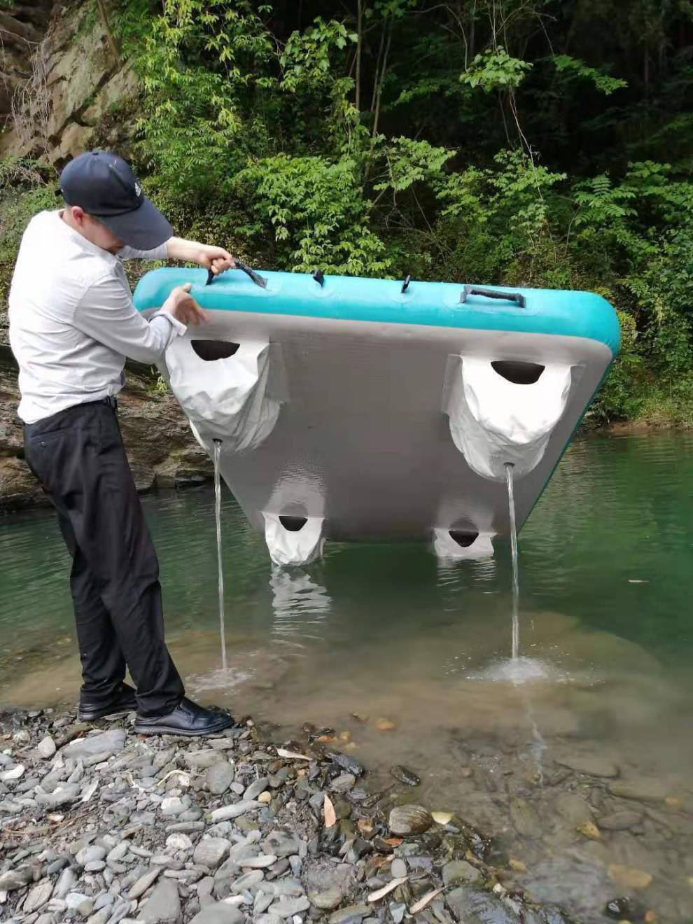 钓鱼浮台充气浮台魔毯钓鱼平台船游艇浮式漂浮钓台水上浮筒路亚船浮筒