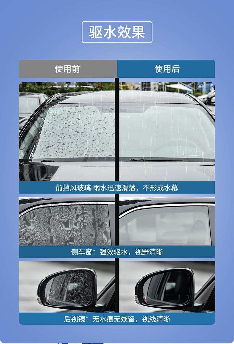 春节送汽车玻璃防雨剂镀膜后视镜雨天防水喷雾雨敌驱水剂用品大全驱水