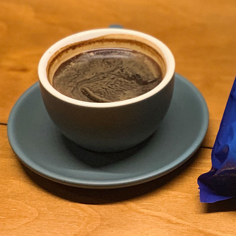 贝妮熊咖啡 蓝山风味特浓速溶咖啡粉卡布奇诺三合一学生20条装 蓝山