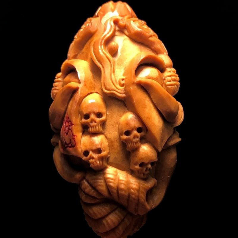 朴春象神吊坠大橄榄核单籽大核雕单颗雕刻精品文玩把件男大象挂件女