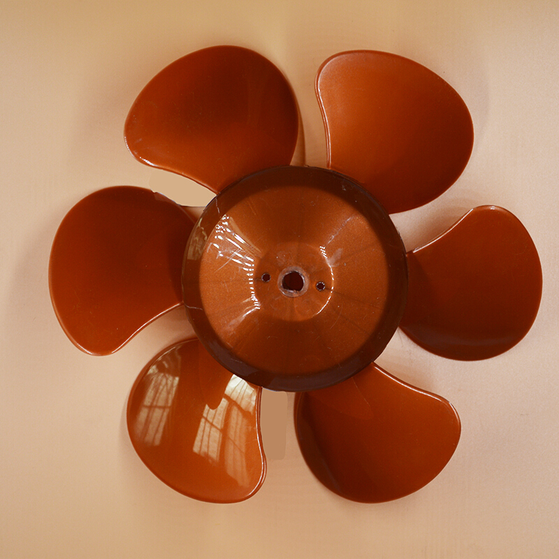 排气扇扇叶换气扇配件排风扇叶子抽风机风叶81012寸六叶d孔12寸灰色扇