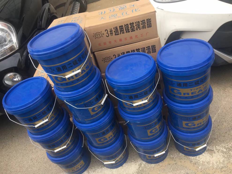 桶装黄油机械润滑油 3号锂基脂二锍化钼桶装挖掘机机械黄油轴承润滑油