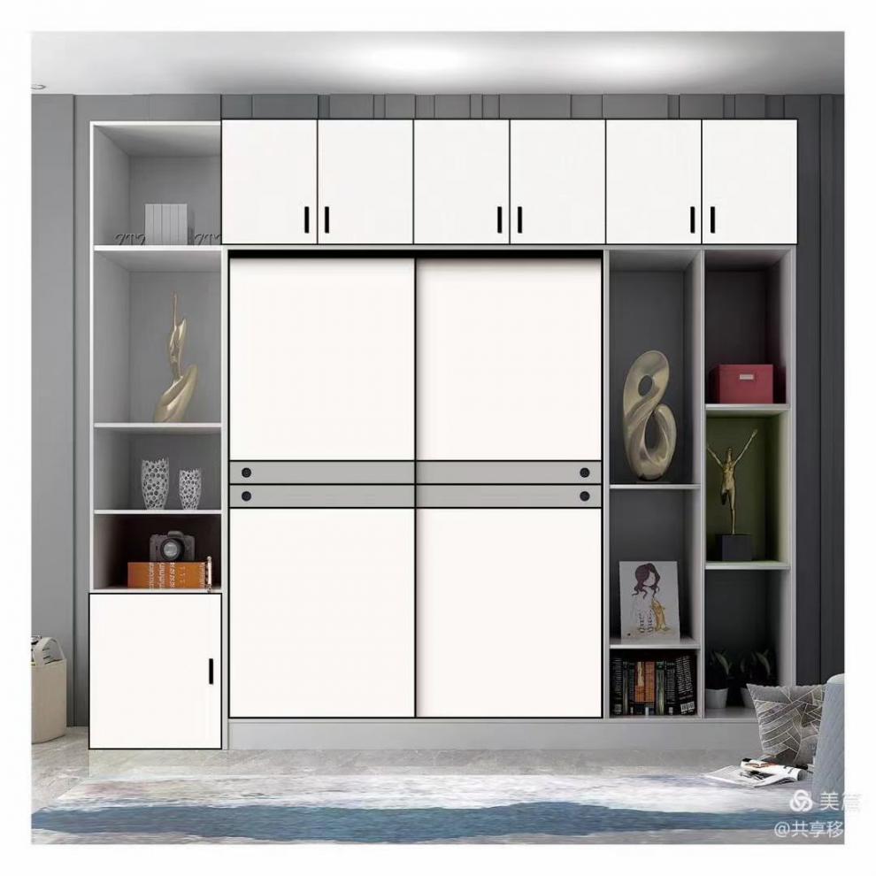 定制衣柜门推拉门移门做滑移门极简耐磨板现代简约北欧衣橱门柜门不做