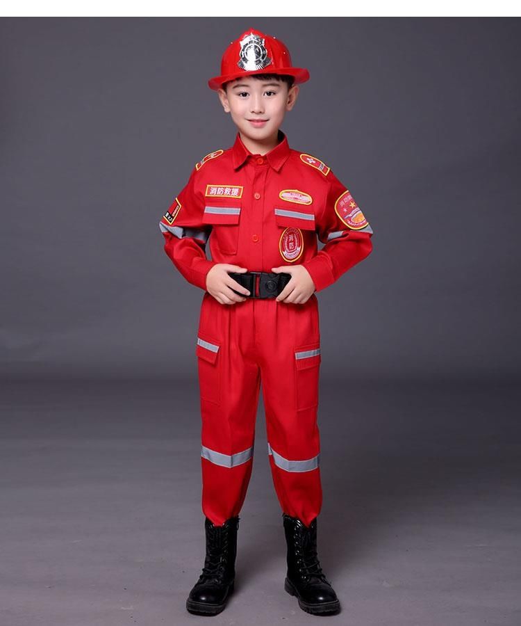 花音畔六一儿童节幼儿园男孩装扮服装cosplay消防员衣服套装演出服