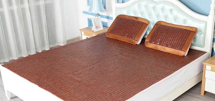 老席匠竹子四方块凉席 1.