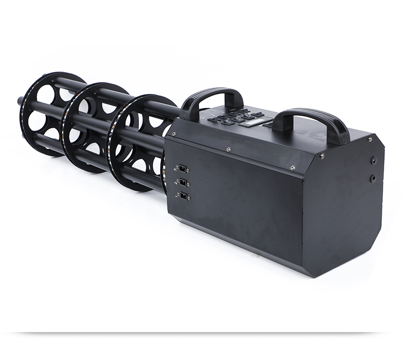 电子礼炮弹礼炮筒酒吧夜店气氛道具加特林炮枪阻燃彩条花瓣 三米彩带