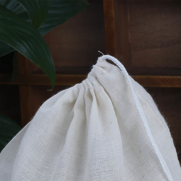 大号加厚纯棉纱布袋卤料调料包煎药中药袋煲汤隔渣过滤豆浆红酒袋5个