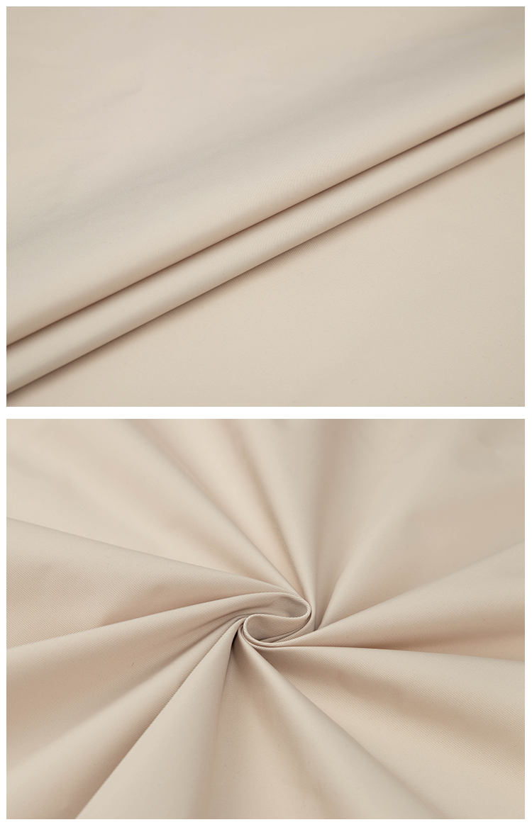 聚酯纤维羽绒服布料 记忆丝涤纶风衣布料面料抗皱聚酯纤维布料薄服