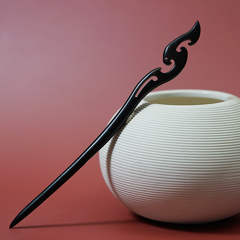 簪盘发长发簪汉服复古风旗袍简约日常男 凤雏 发簪长22厘米左右【图片