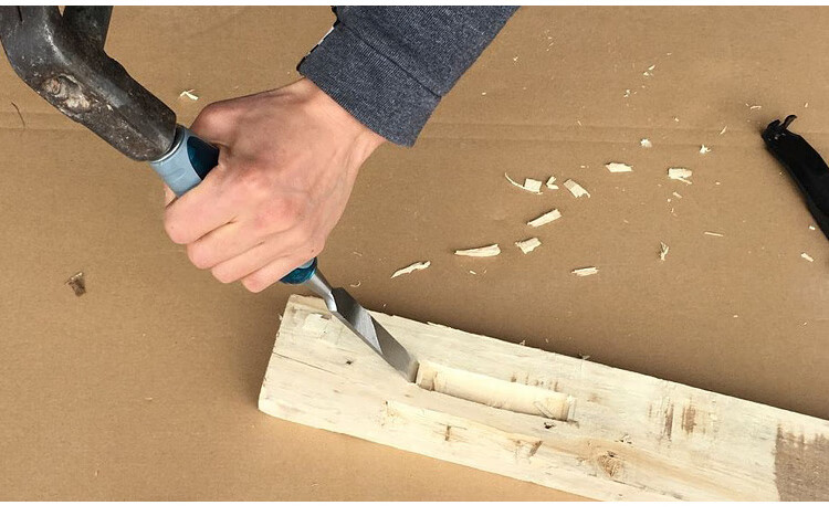 木工凿子半圆凿木柄平凿4件套雕刻刀木凿木工木匠工