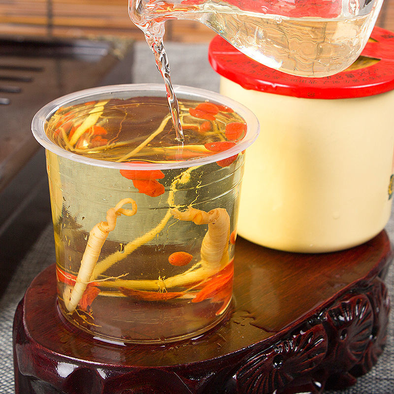 过年送礼人参枸杞酒52度整箱杯装大茶缸人参酒网红人民小酒度纯粮酒