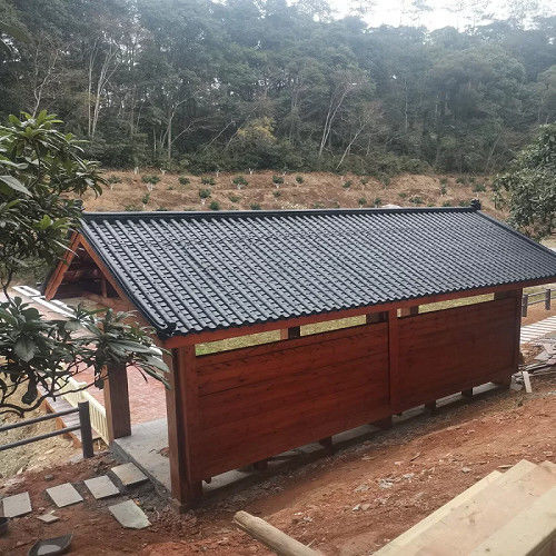 瑾禾一体仿古瓦树脂瓦片中式屋檐屋顶装饰小青瓦古建门头瓦塑料围墙瓦