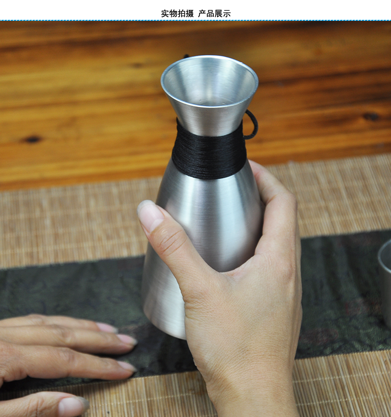 锡壶999手作纯锡酒壶白酒分酒器酒盅锡壶酒壶纯锡温酒烫酒壶【图片