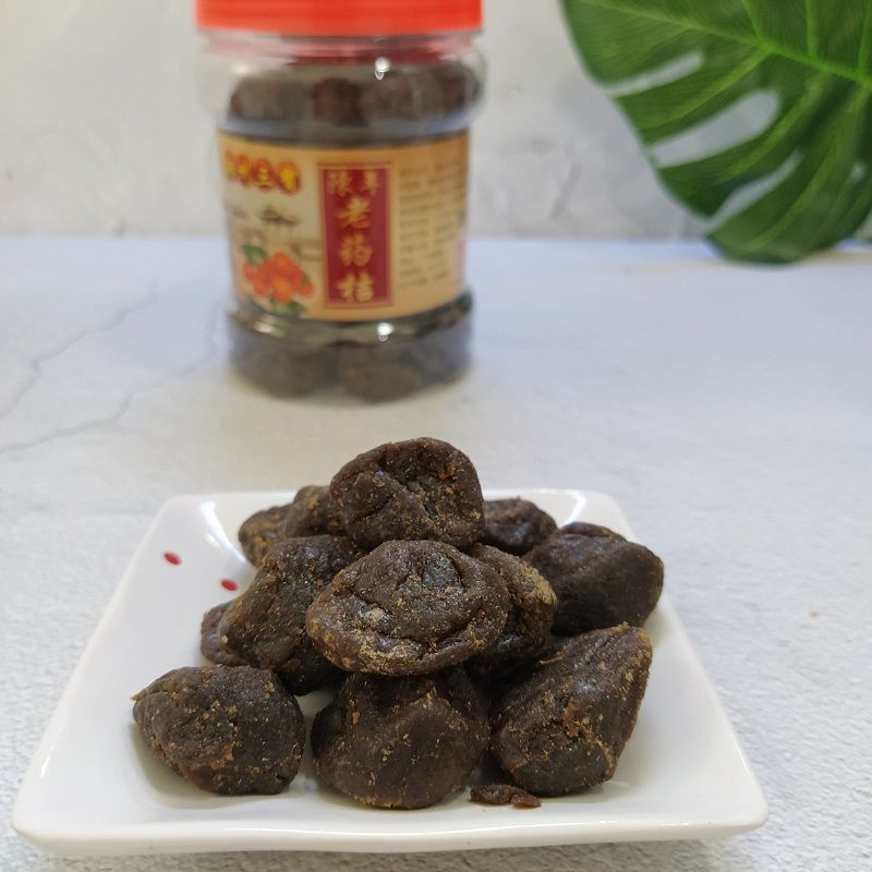 北京同仁堂官方原料 老药桔橘 潮州三宝陈年咸金桔干潮汕特产蜜饯零食