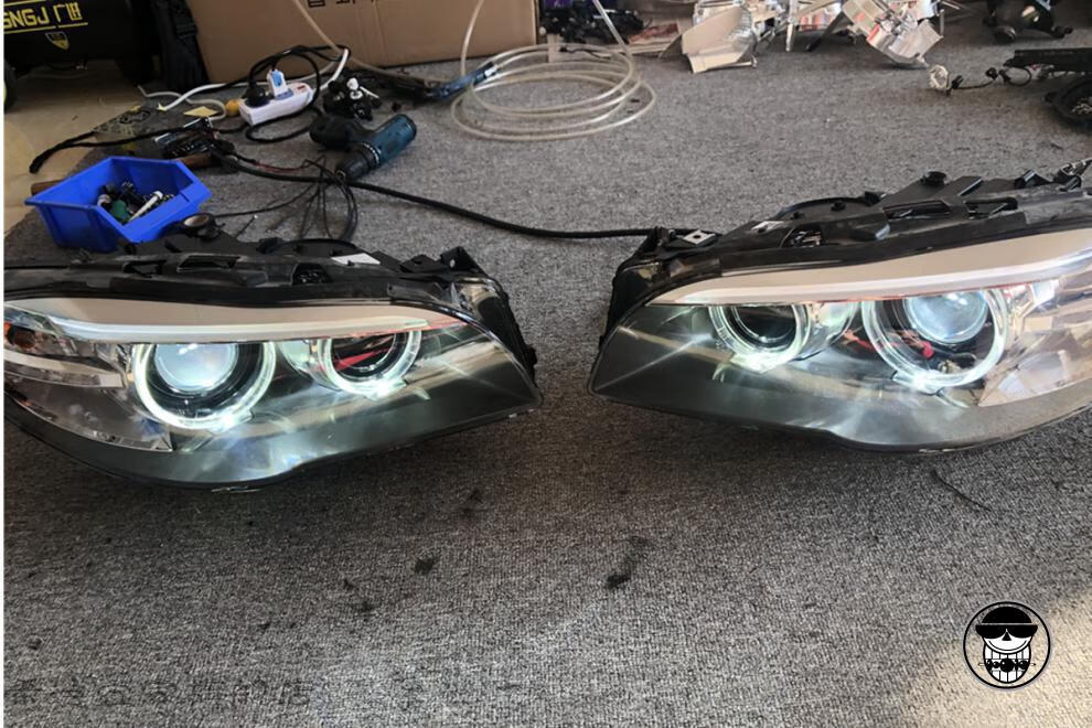 适用于宝马5系f18前大灯523525528530老款改拆车大灯总成驱动模块单支