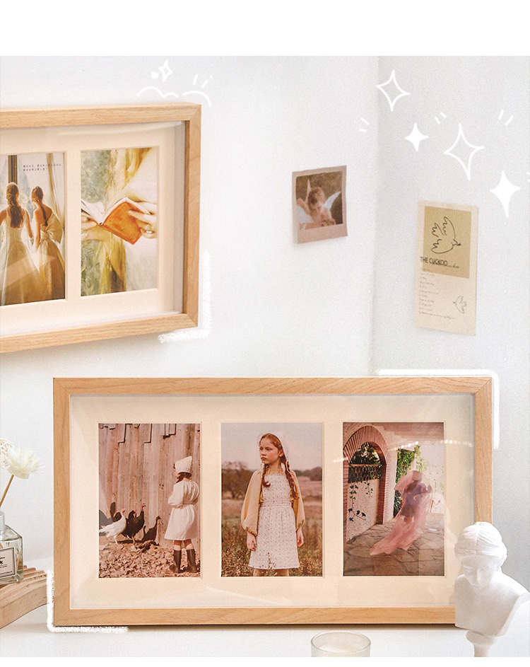 【当季新款】相册墙网红信蓝铭网红相框摆台感画框相册大摆件四宫格挂