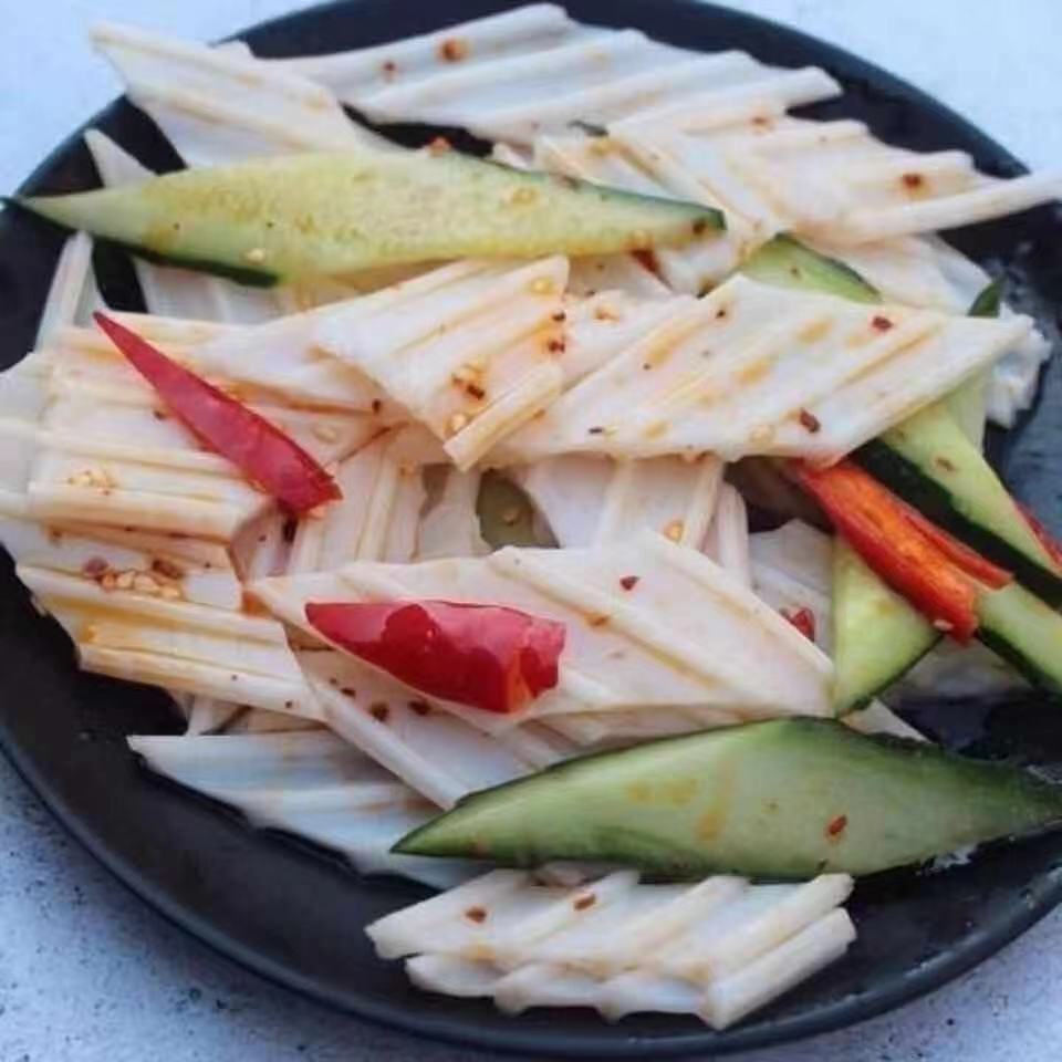 大宽芋头粉皮芋头粉条宽粉非长粉丝火锅麻辣烫原料食材凉拌菜干货芋头