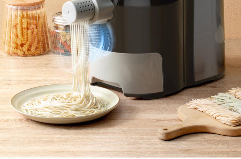 面条机家用全自动智能多功能压面机电动和面揉面小型饺子皮机金色