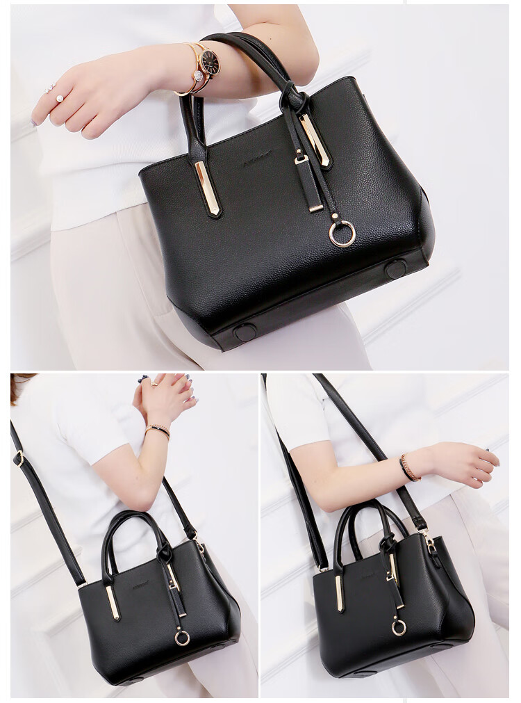 新款真皮手提包大容量商务女包包牛皮女装单肩斜挎包质感女士手袋深