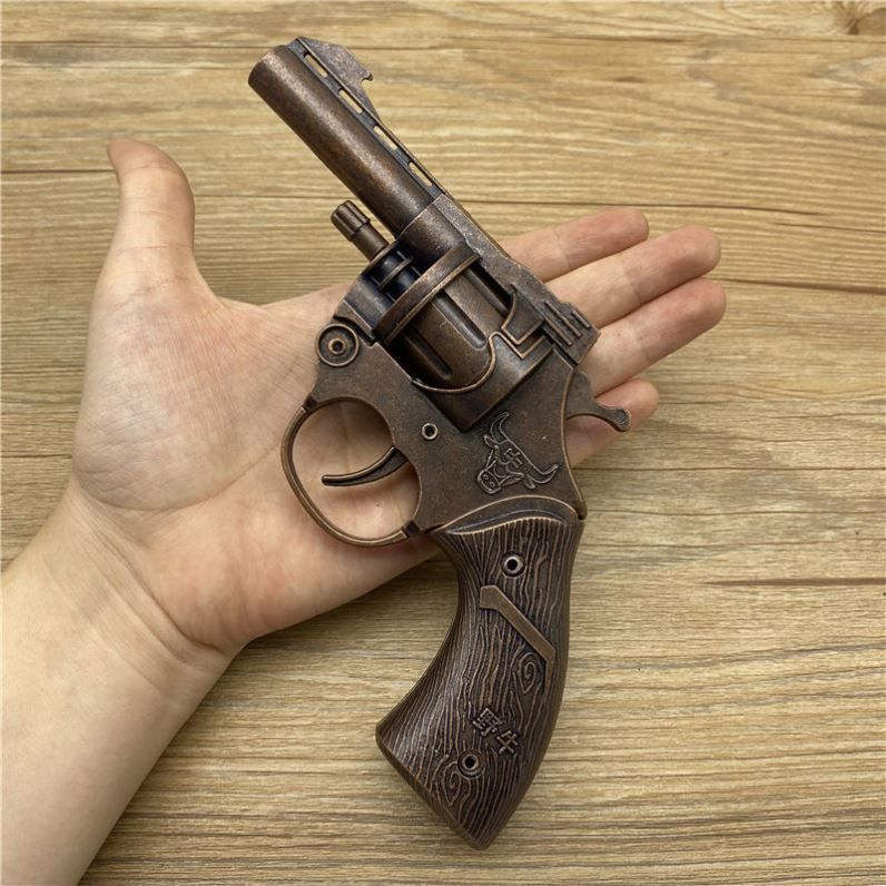 发令弹侧开左轮打响砸泡枪儿童玩具枪左轮火枪弹药1205不可发射砸泡枪