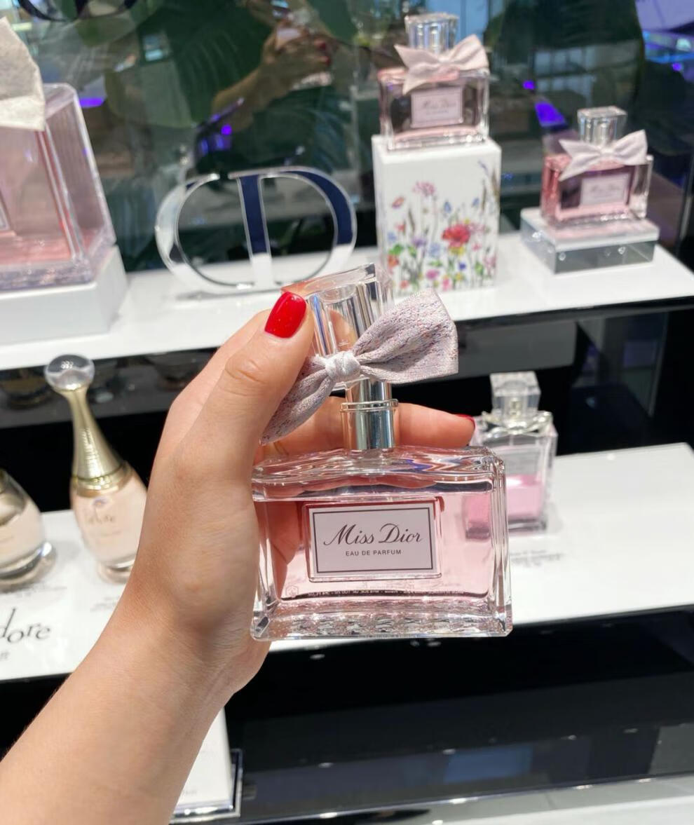 dior迪奥miss小姐2021秋新品女士香水高定缎带丝带蝴蝶结浓香迪奥小姐