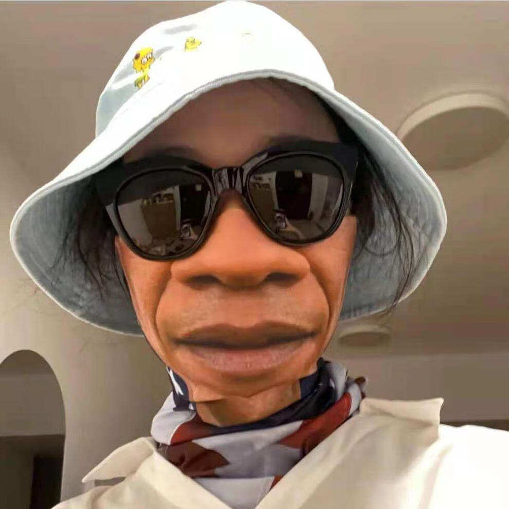 搞怪口罩面罩搞笑3魔术头巾遮脸防晒防风创意户外骑行口罩配套帅气