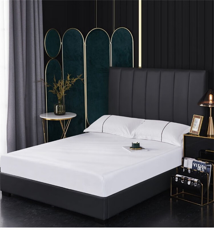 喜来登床上用品五星级酒店床上用品喜来登四件套万豪条纹提花床单式