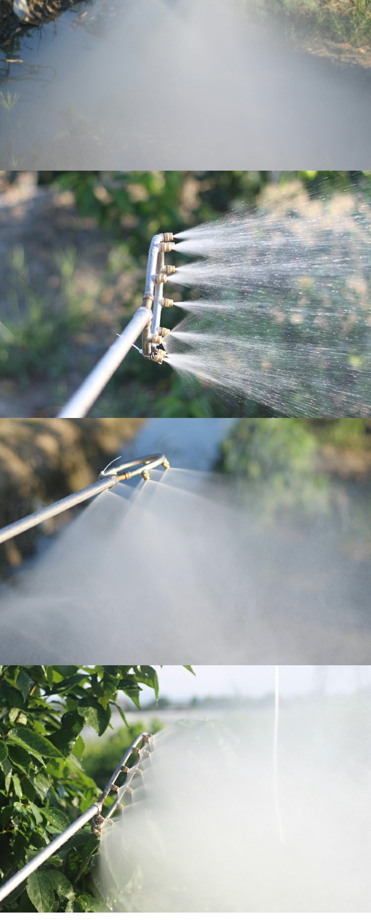 多头喷头环形雾化多嘴可调喷头打药机大面积喷雾头喷头农用 直径10cm