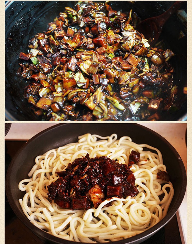 韩国真味春酱真味韩国炸酱面酱料韩式杂酱面拌面炒面淳酱春酱300g盒