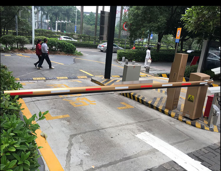 60 捷顺椭圆道闸杆新款椭圆杆捷顺道闸杆胶条发光杆防砸带灯门卫