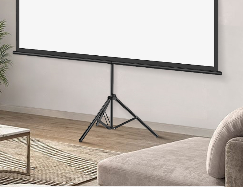 支架幕布落地投影幕布支架杆户外移动便携投影布挂墙壁挂免打孔72/84