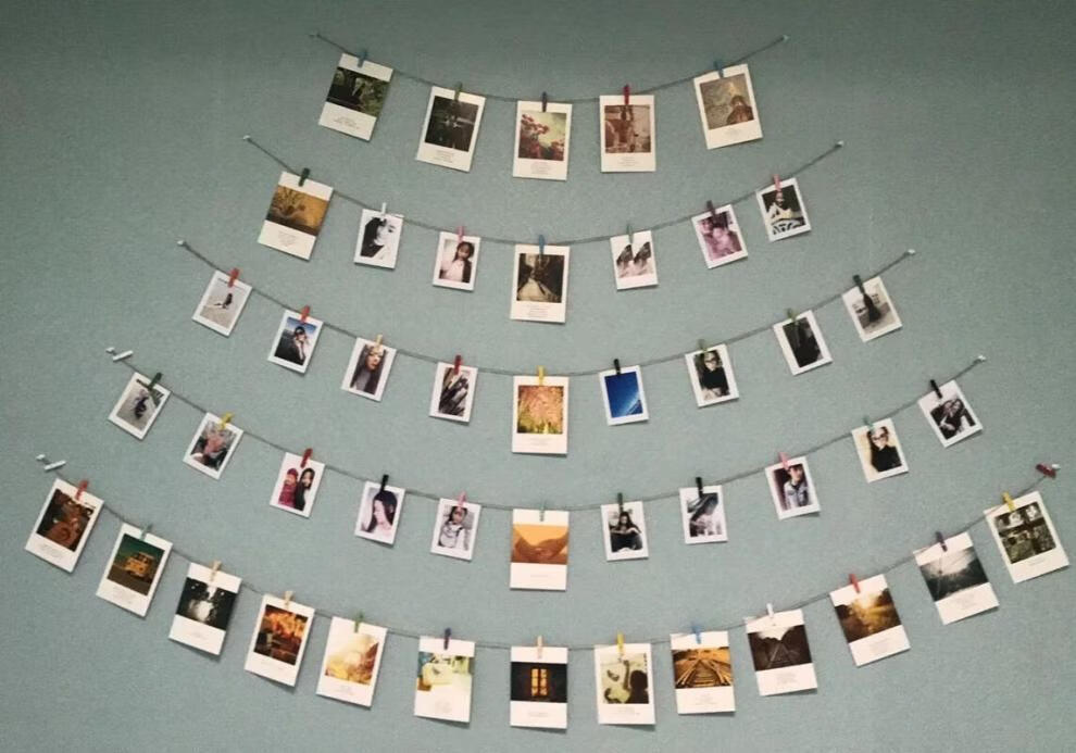 小米mi生态米家同款挂照片的绳子和夹子彩色小木头夹子彩色爱心夹