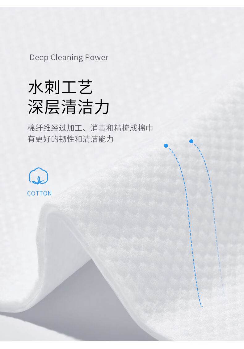 【现货直发】一次性洗脸巾纯棉加厚卷筒式美容卸妆洁面巾洗面巾擦脸批发绵柔巾古莎 珍珠纹4卷【含防水袋】