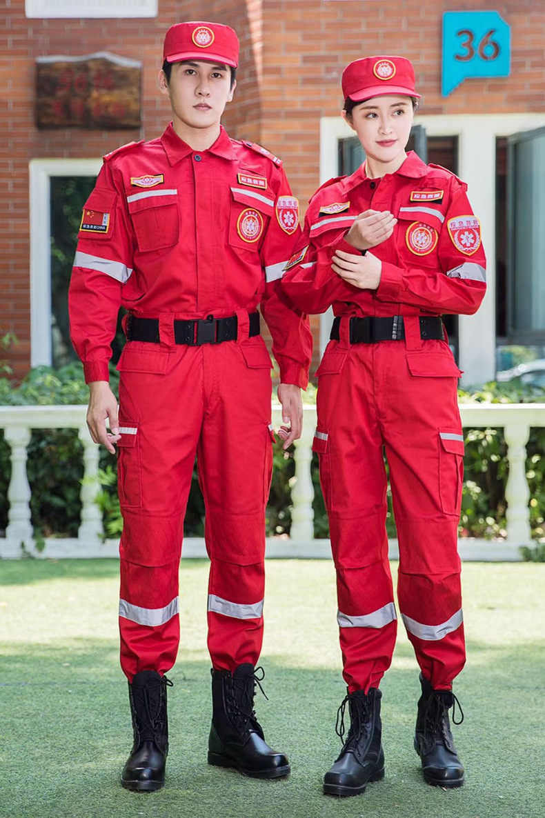 救援队冬季队服应急救援服蓝天救援队服装全套抢险服套装救援作训服