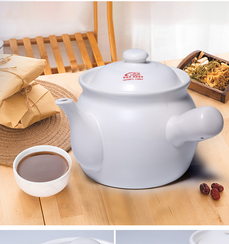 2022新款福康砂锅陶瓷炖锅家用燃气瓦煲汤沙锅煤气灶专用熬中药炖罐煲