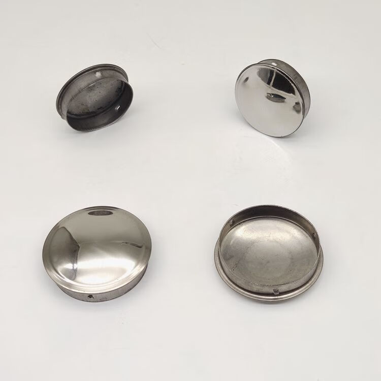 tlxt不锈钢圆管堵头快速封口盖管孔盖内塞堵帽装饰盖封头钻孔塞盖闷头