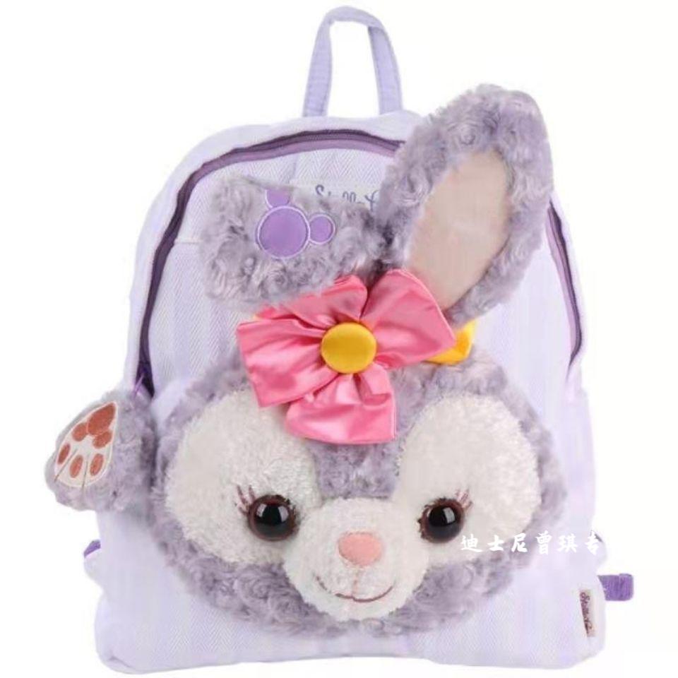 迪士尼disney女生节礼物包包duffy书包雪梨玫背包帆布包星黛露双肩包