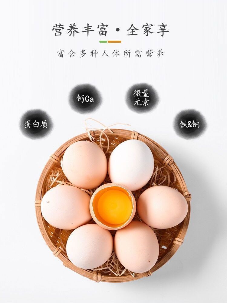 农家散养生态土鸡蛋虫草蛋新鲜农村笨鸡蛋月子宝宝蛋批发现拣现发10枚