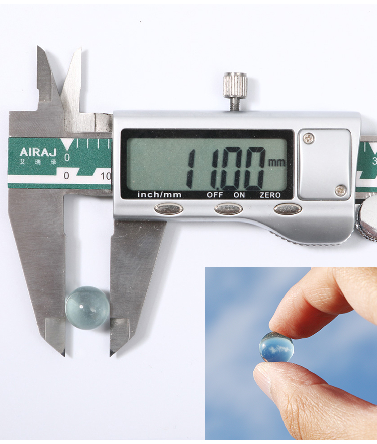 玻璃球6mm玻璃珠实心弹珠毫米玻璃珠8mm透明涂布玻璃球实验珠奔新农