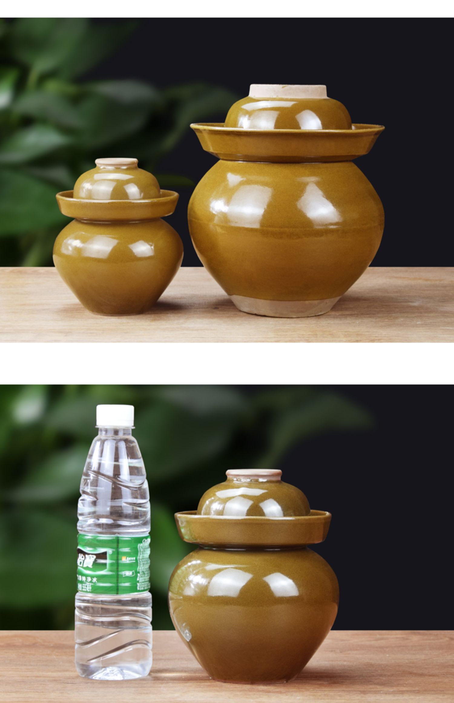 迷你2斤陶瓷老式泡菜坛子厨房家用小号土陶腌咸菜酸菜坛子泡椒坛装水