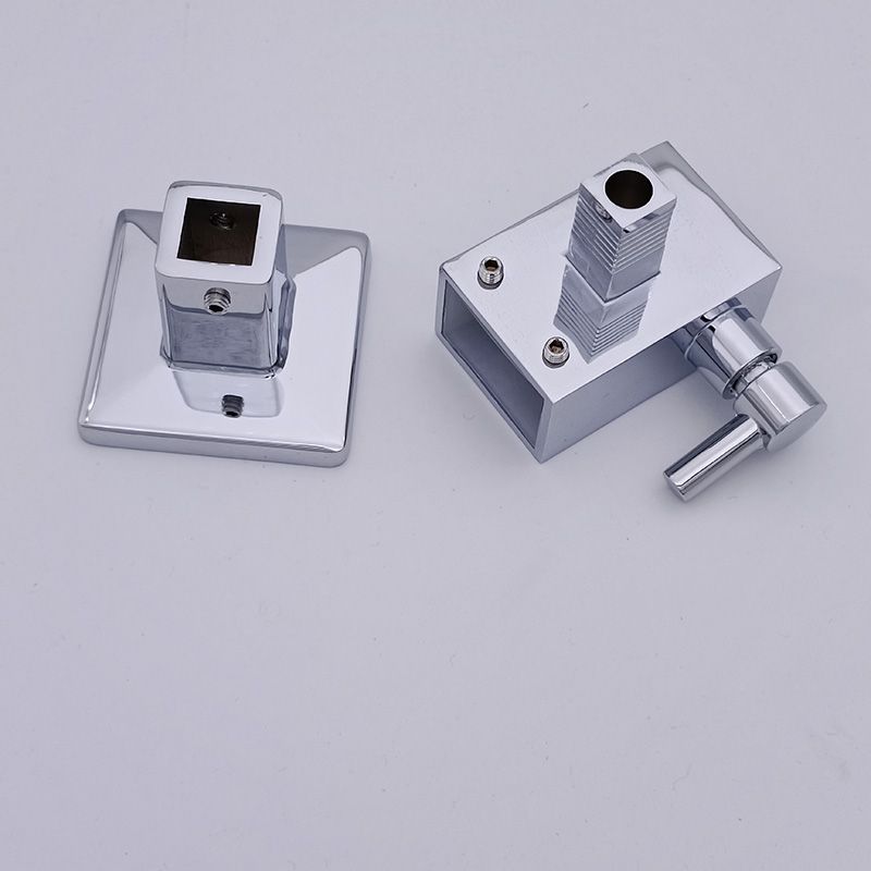 方形花洒座淋浴花洒固定座加长杆淋浴柱升降淋浴管明装底座墙支架 方