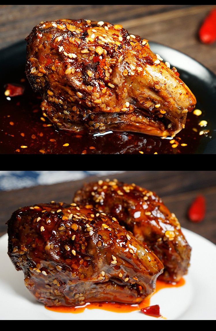 蜀中桃子姐麻辣兔头四川自贡冷吃兔180克(2只装) 麻辣味【图片 价格