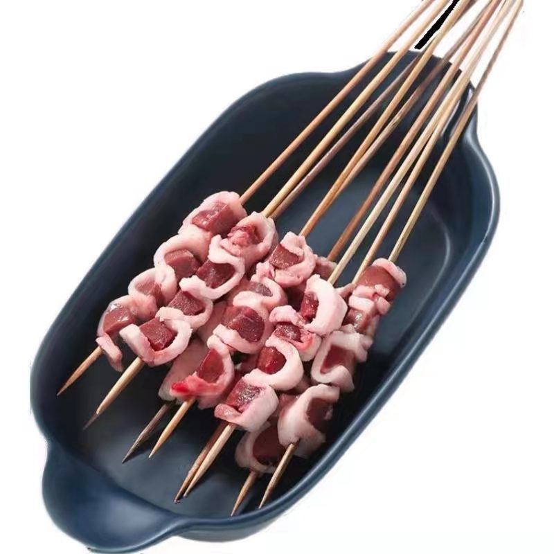 小憨哇小腰串湖南湘西小串新猪腰小串烧烤油炸食材铁板油炸20串1包