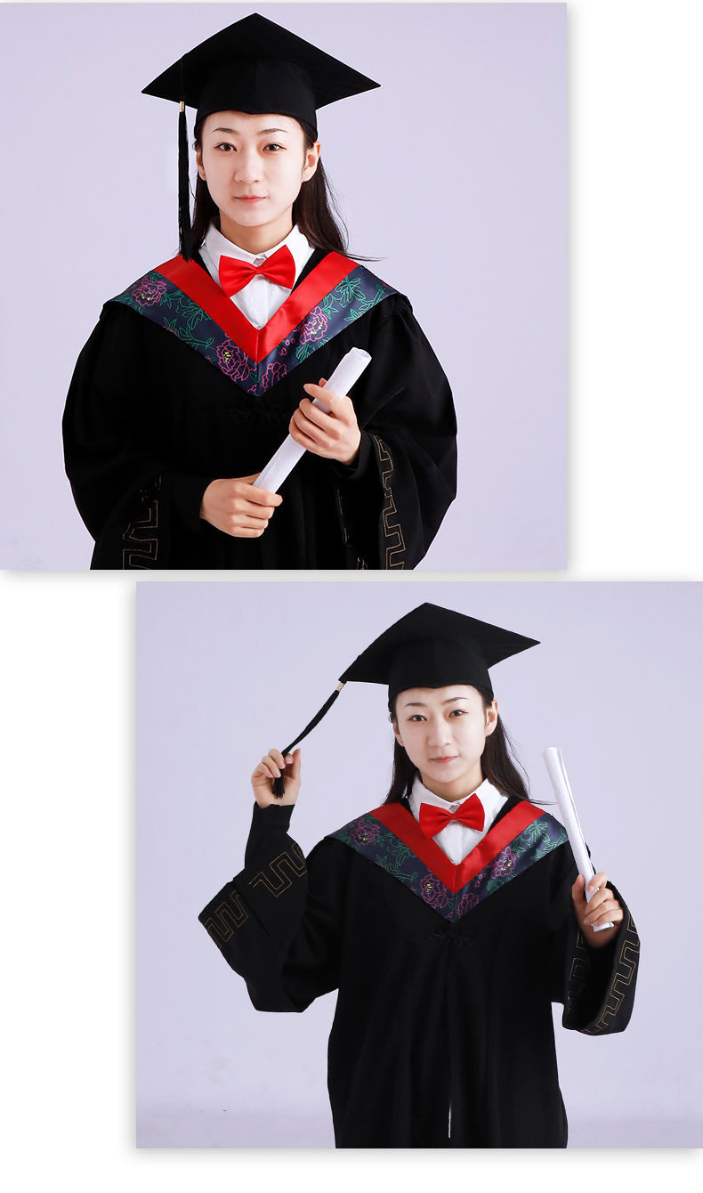 彬核@学位学士服毕业礼服大学生男女学院风工科本科文科硕士博士导师